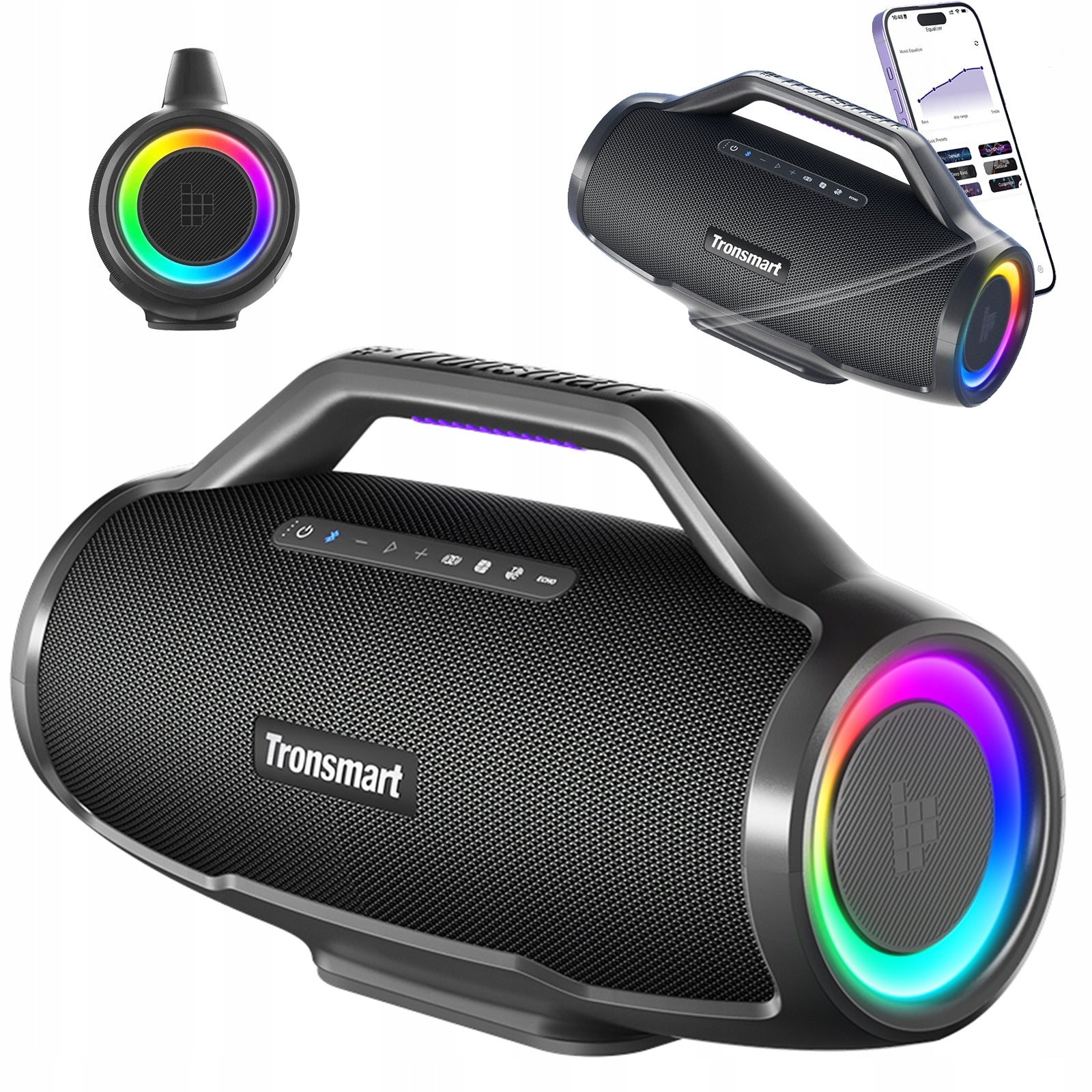 Bluetooth Speaker Portable Wireless Tronsmart Bang Max black 130 W