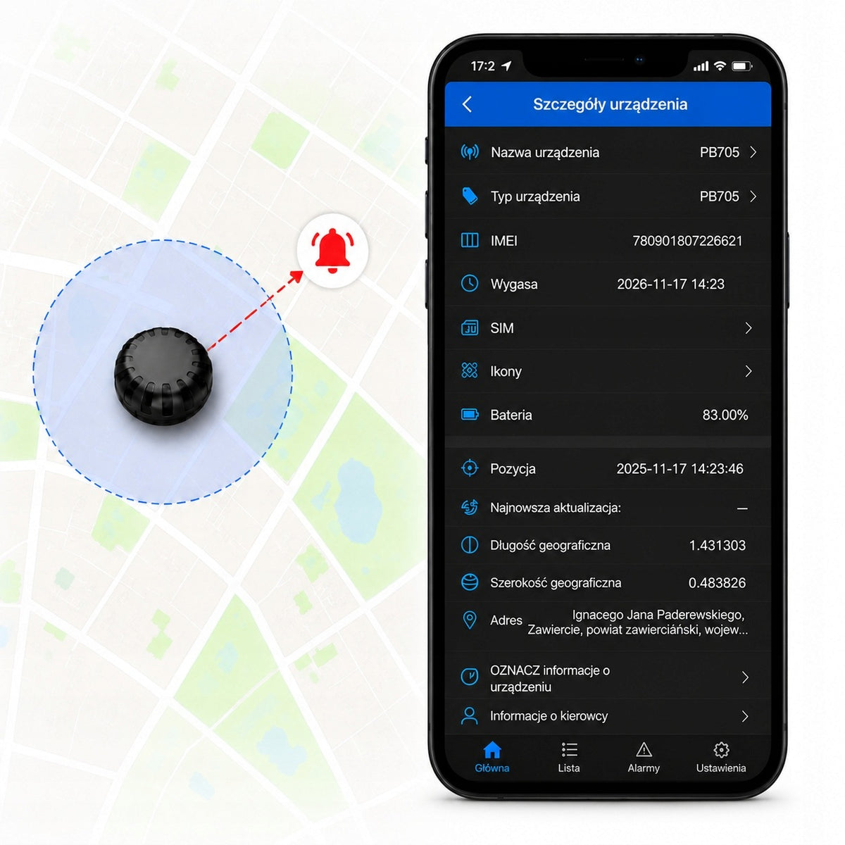 Bluetooth TAG Locator Android iOS iPhone GPS Tracking Waterproof IP68 Packaging status original