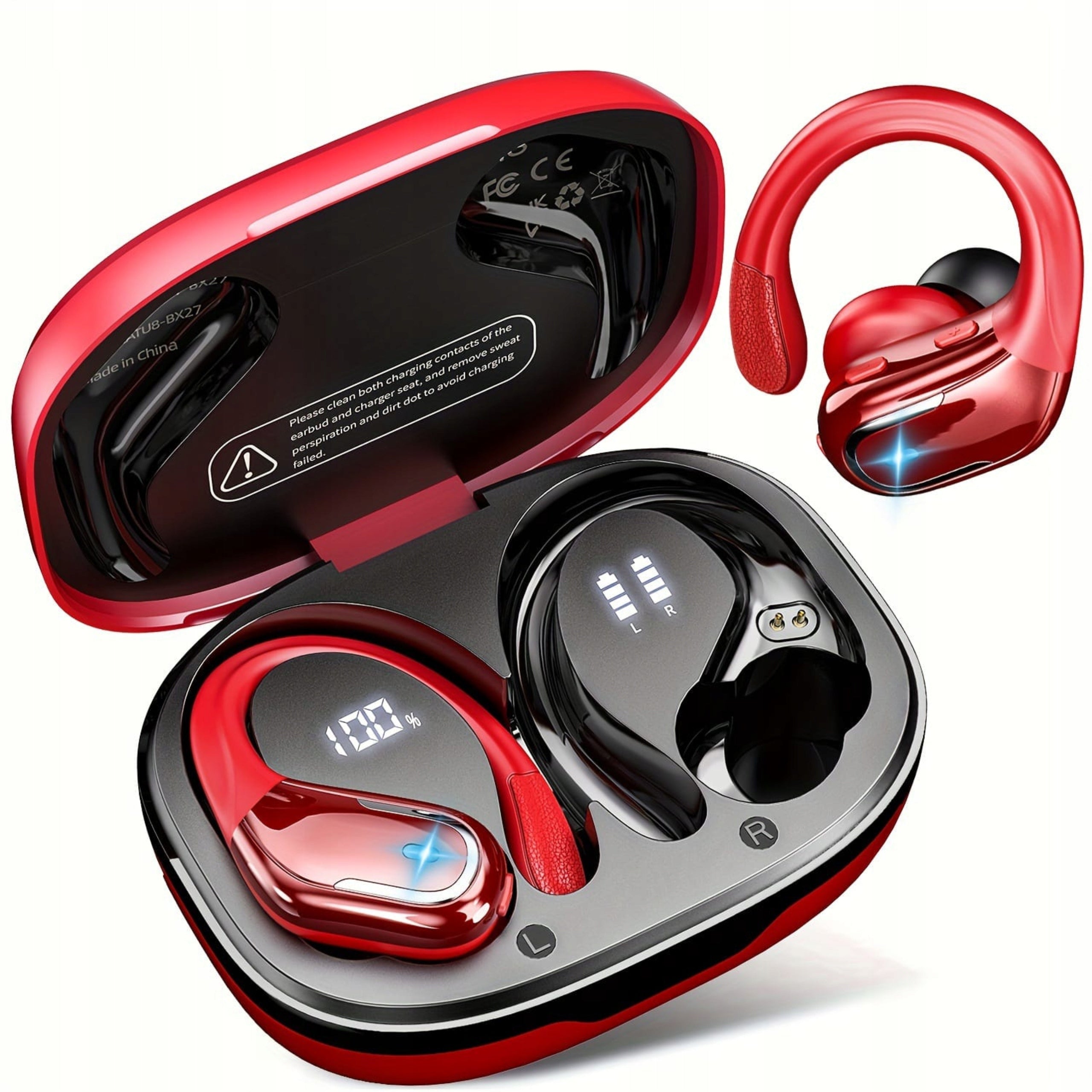 Bluetooth Wireless Headphones Language Translator for Sports and Calls