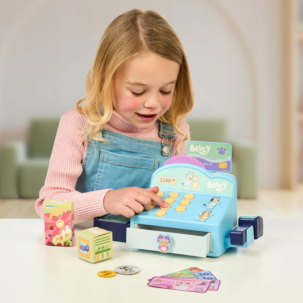 Bluey Interactive Shop Cash Register – Sounds, Music, Accessories Manufacturer code 17663