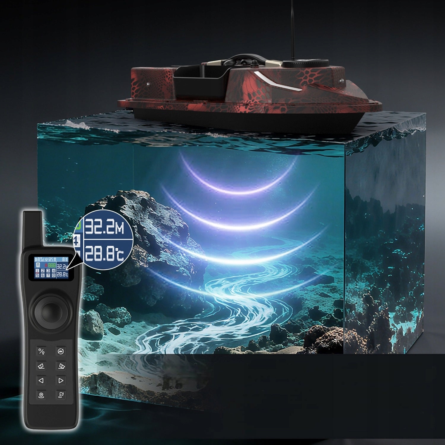 Boat LOKEEVAN D19ED 12000mAh 52W12V 1.8m/s 600mRange GPS+Beidou Manufacturer code LOKEEVAN D19ED 52W hoki
