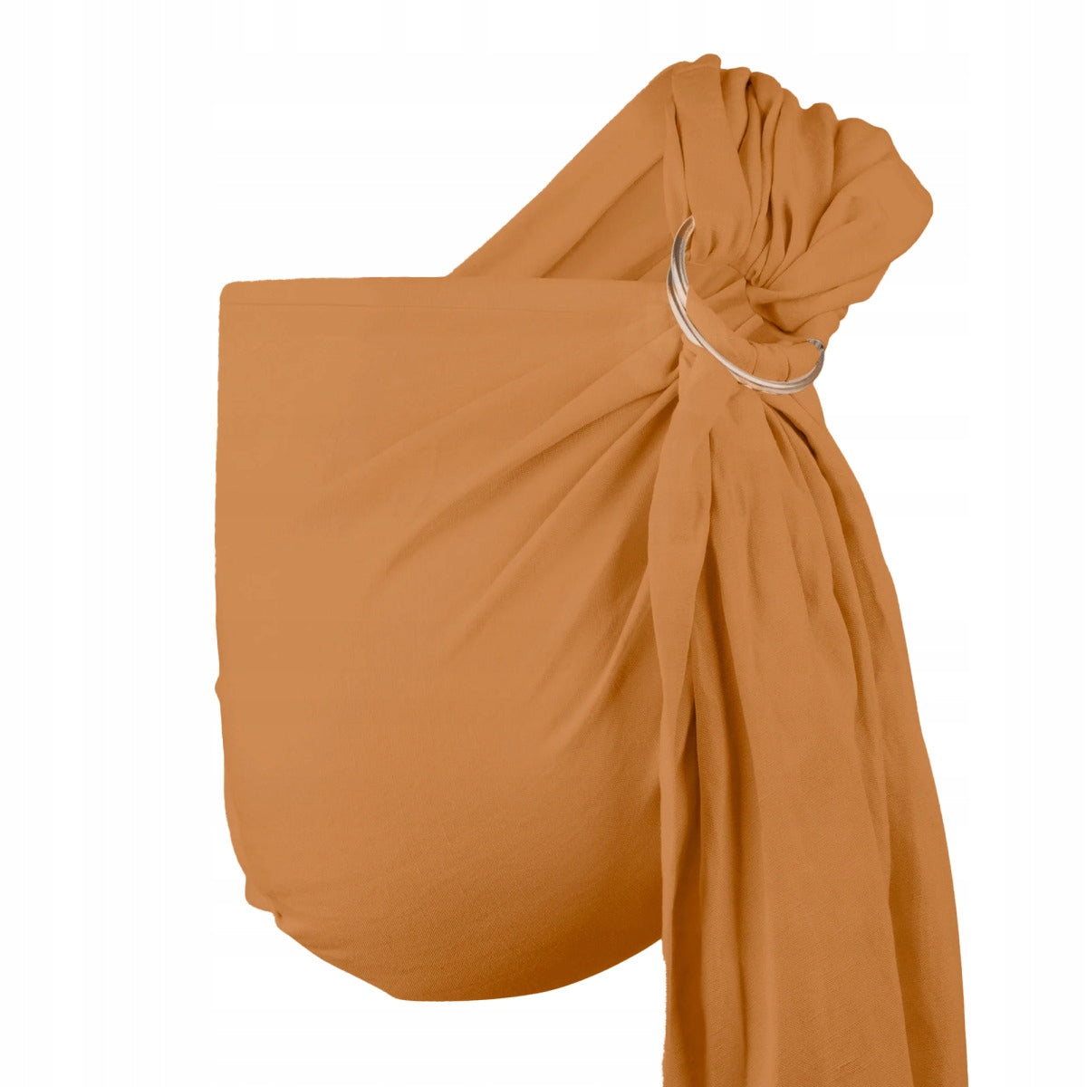Boba flax circle scarf, brown