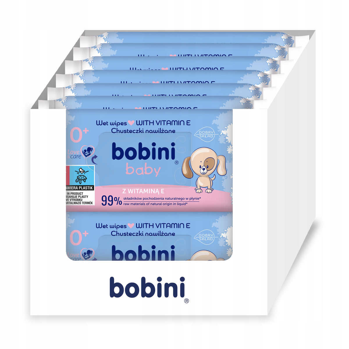 Bobini Wet Wipes for Children with Vitamin E 60 x 14pcs