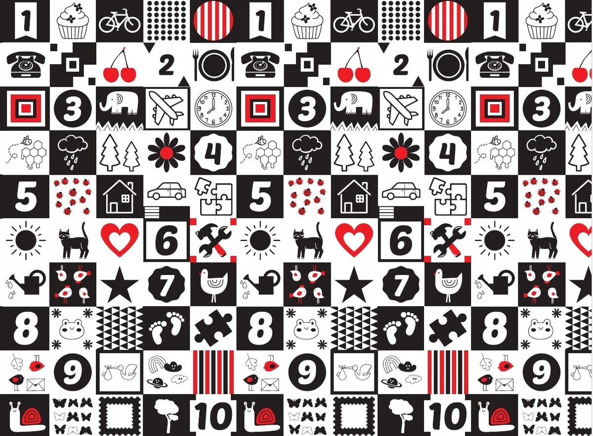 Bocioland contrast mat folding honeycomb 150x200 cm