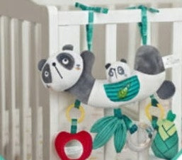 Bocioland plush sensory pendant for Panda crib stroller 1 piece Brand Bocioland