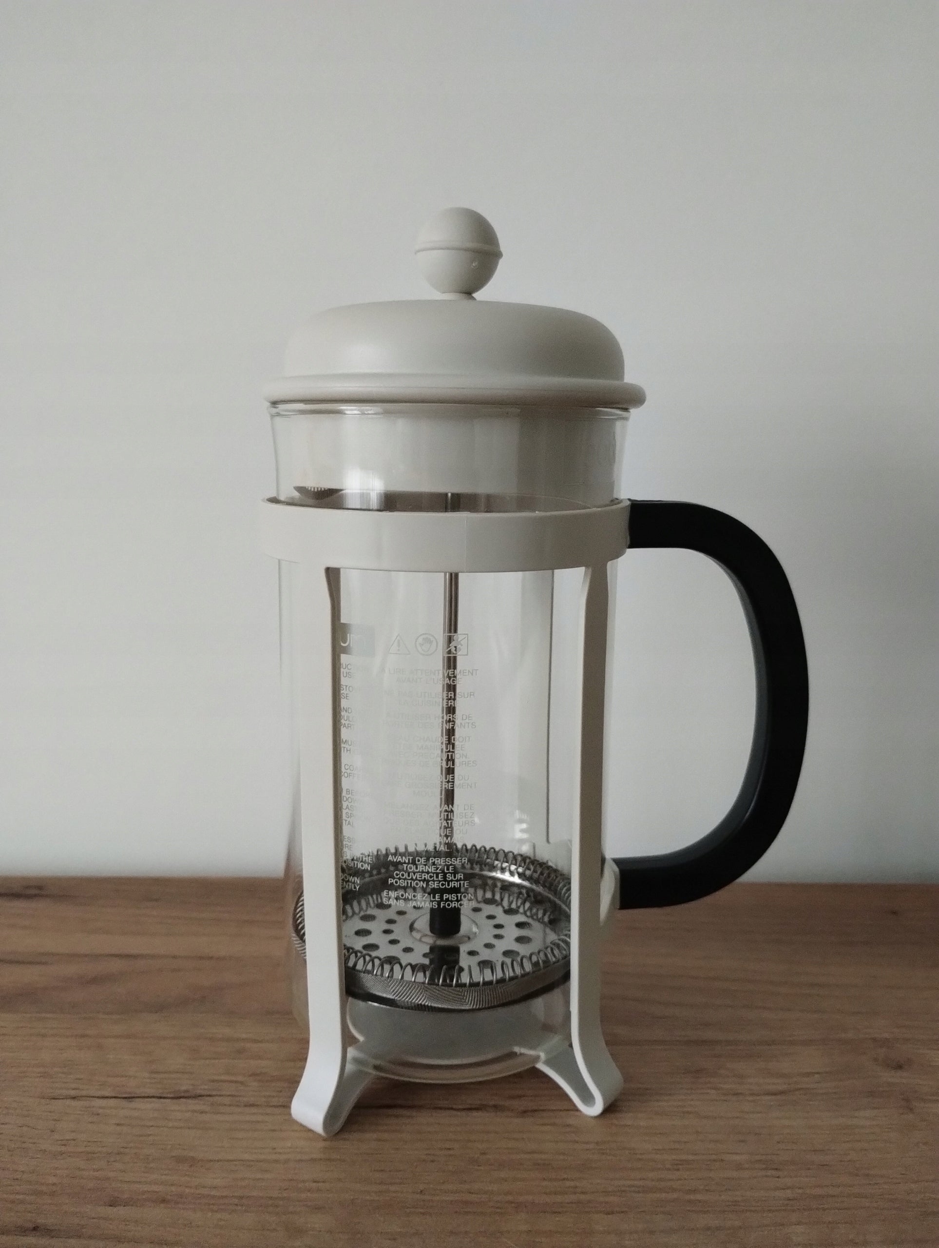 Bodum Java French Press 1,0L Off White cafetiere 8 cups 1908-913