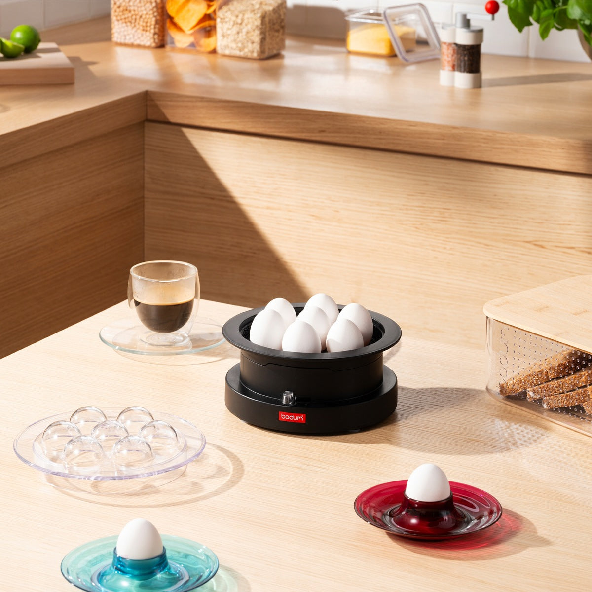 Bodum egg Ettore Black Dominant color black