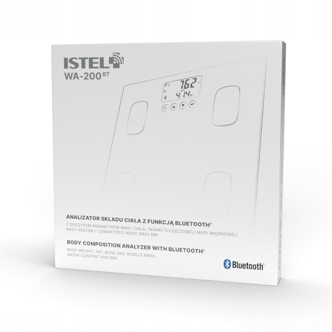 Body composition analyzer Istel WA-200 BT + mobile application up to 180 kg Packaging status original