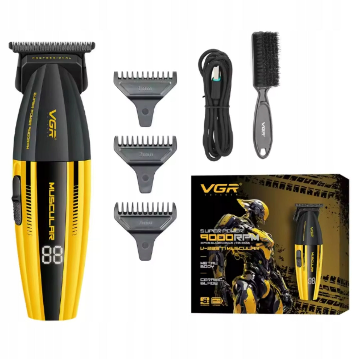 Body trimmer, beard styling VGR V-285 Muscular T1