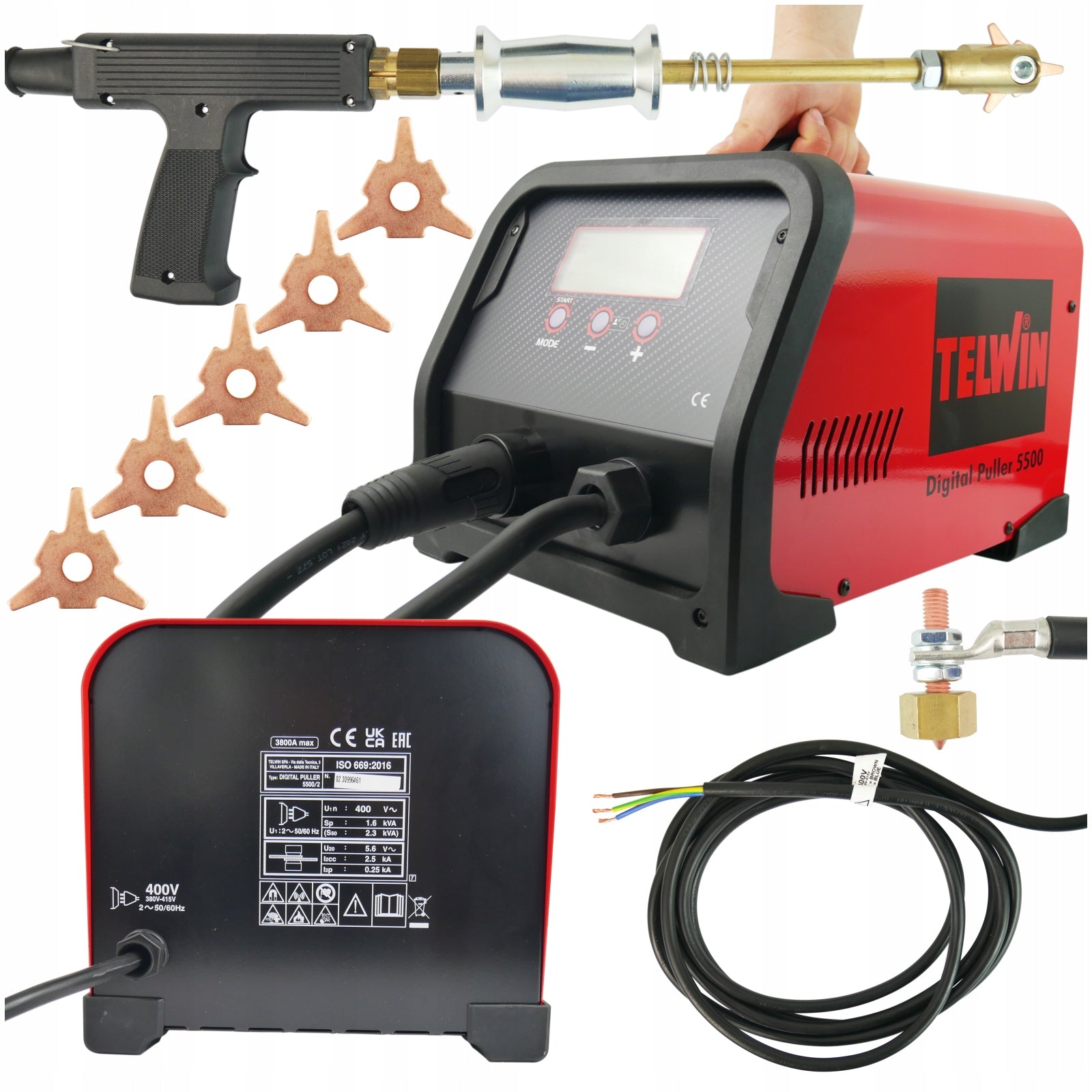 Body welding machine Digital Puller 5500 400V spotter Welding machine TELWIN