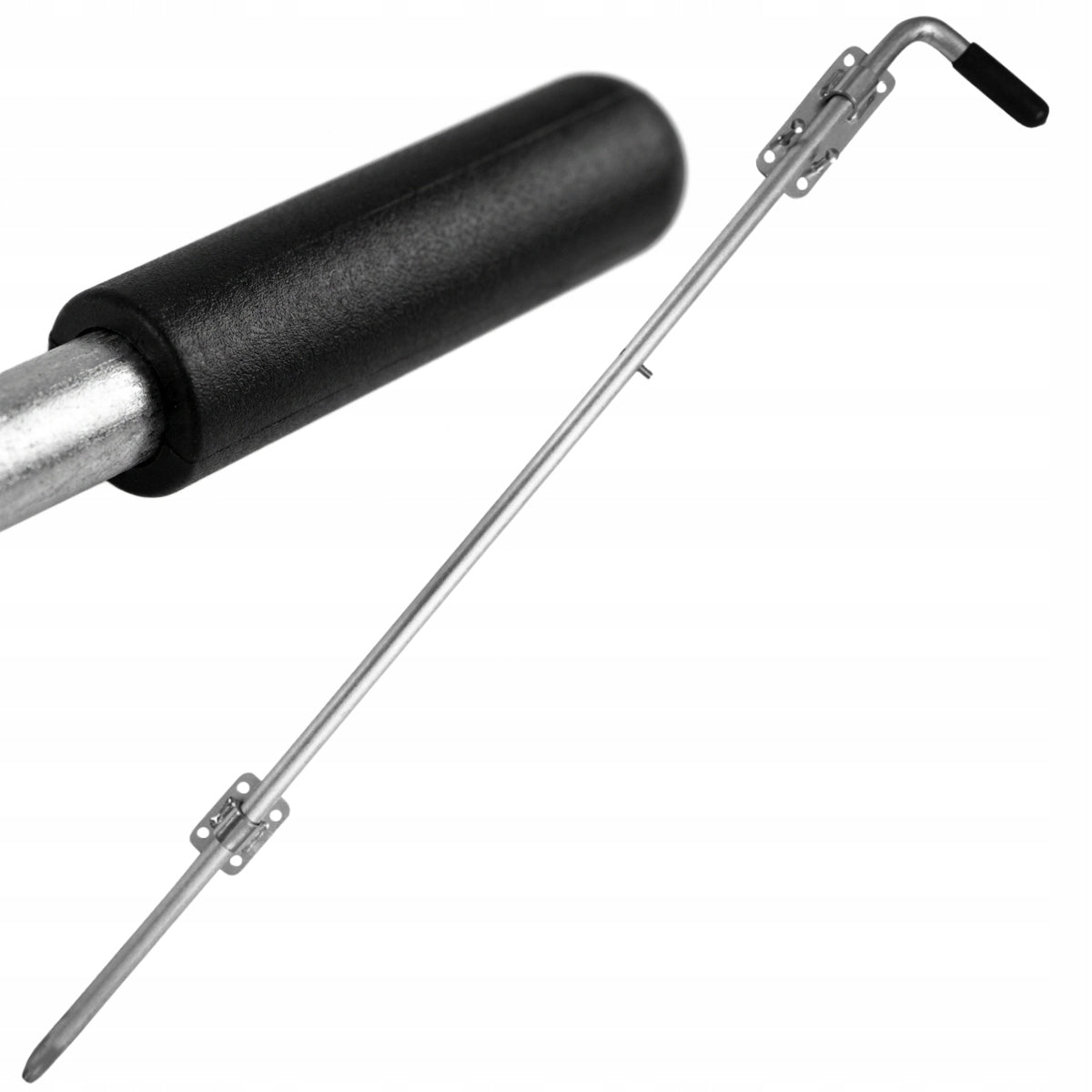 Bolt deadbolt closing fence gate, garage 800mm narrow galvanized
