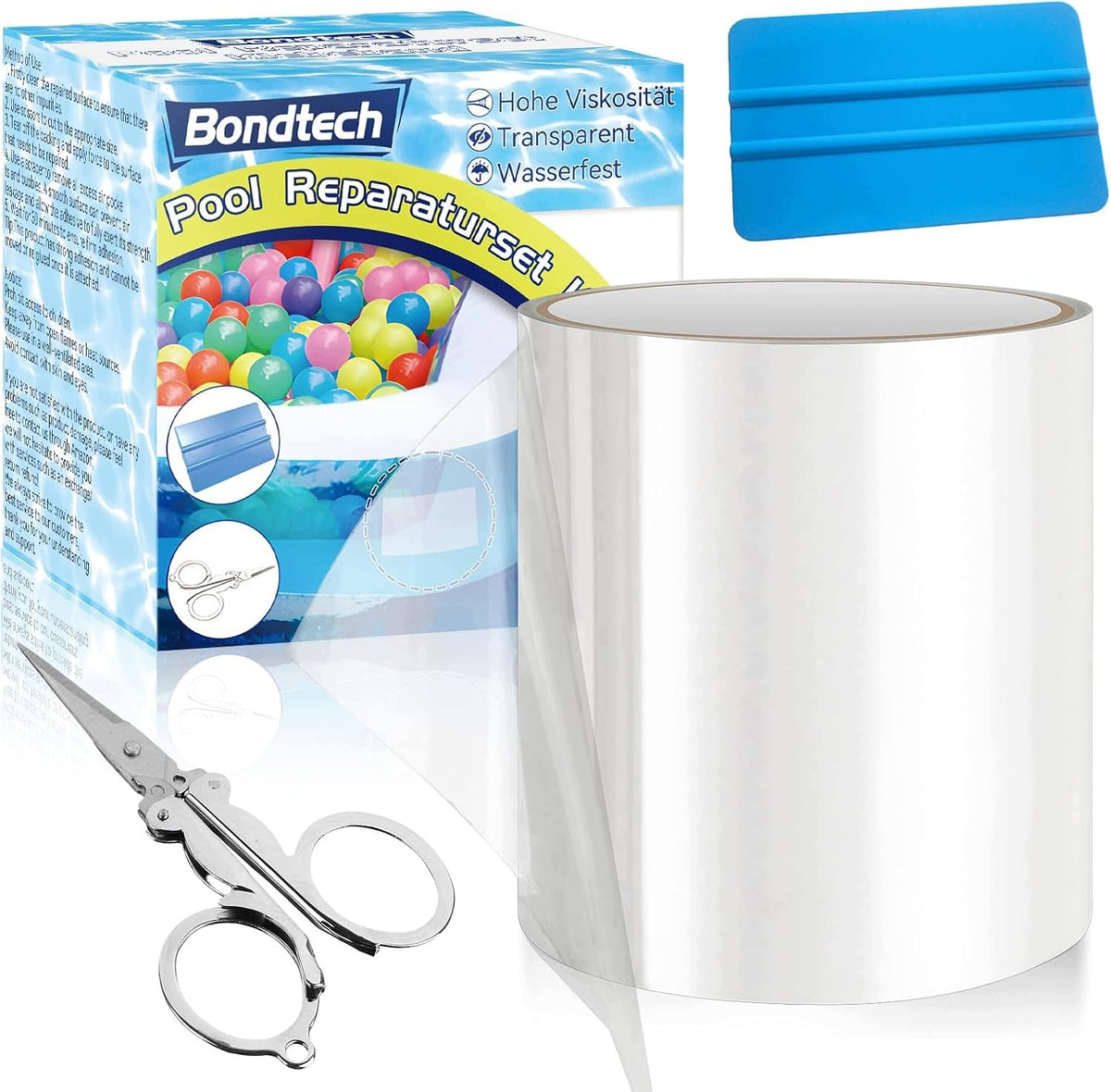 Bondtech Pool Repair Kit, Waterproof Adhesive Tape