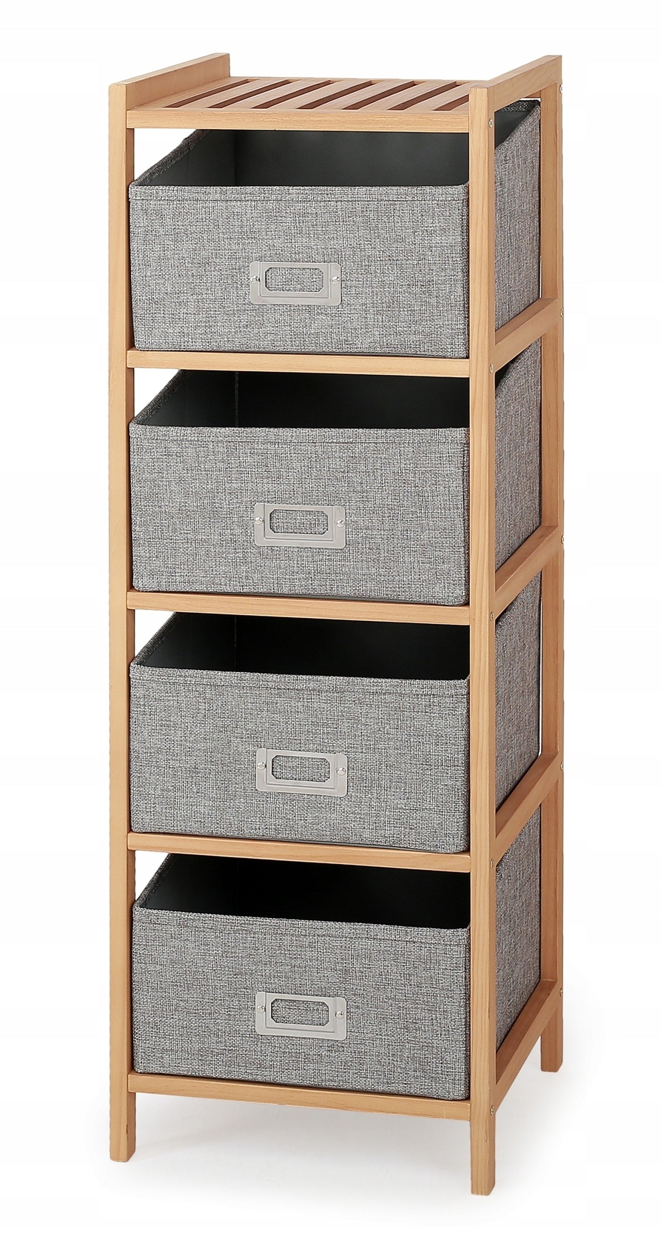 Bookcase for bathroom for cosmetics chemie narrow natural REG10 grey Halmar Brand Halmar