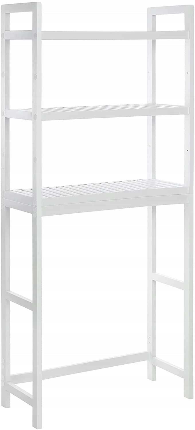 Bookcase over toilet washing machine Bathroom cabinet MODERN WHITE