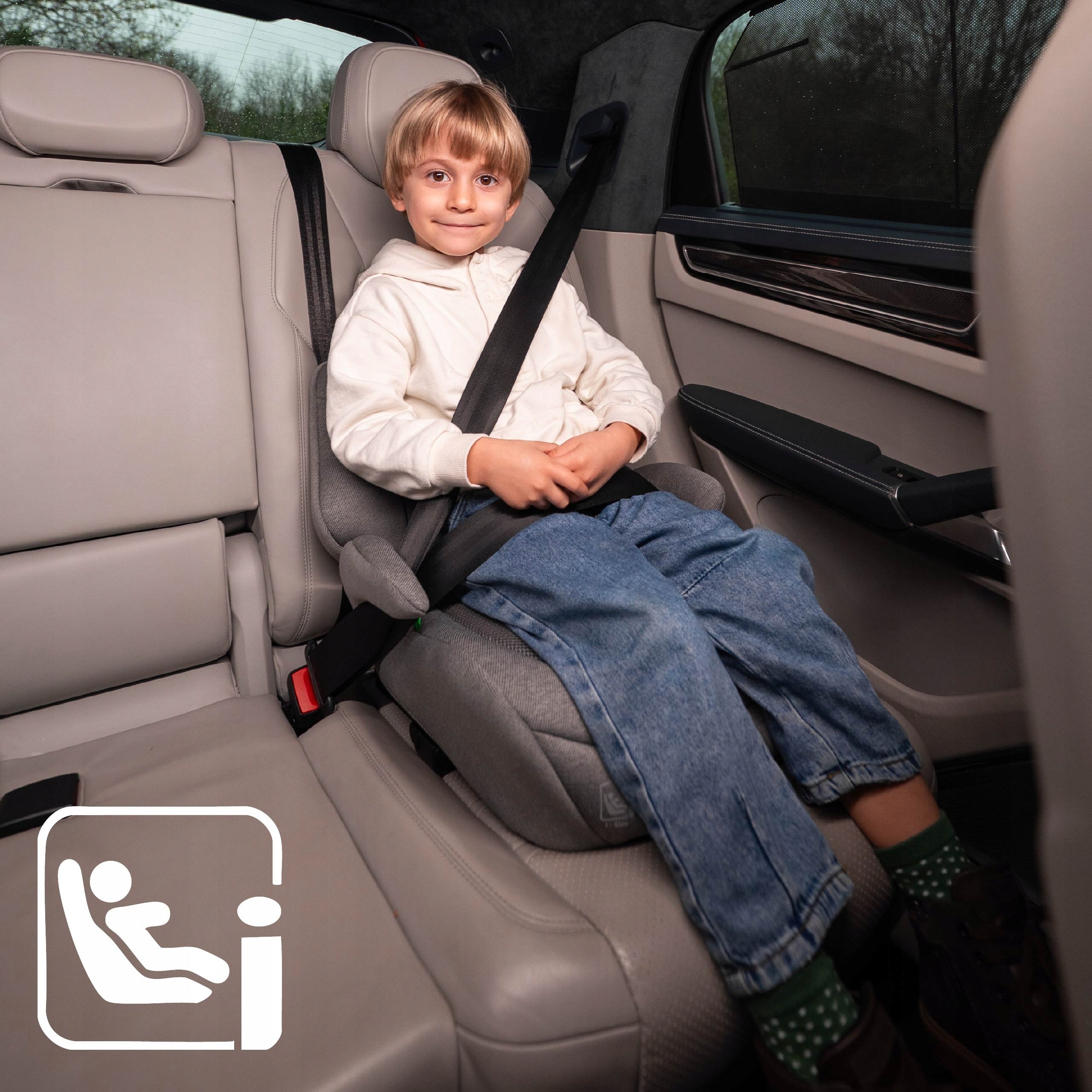 Booster seat with backrest i-Size 125-150 cm ISOFIX 2in1 Manufacturer code 10072162603