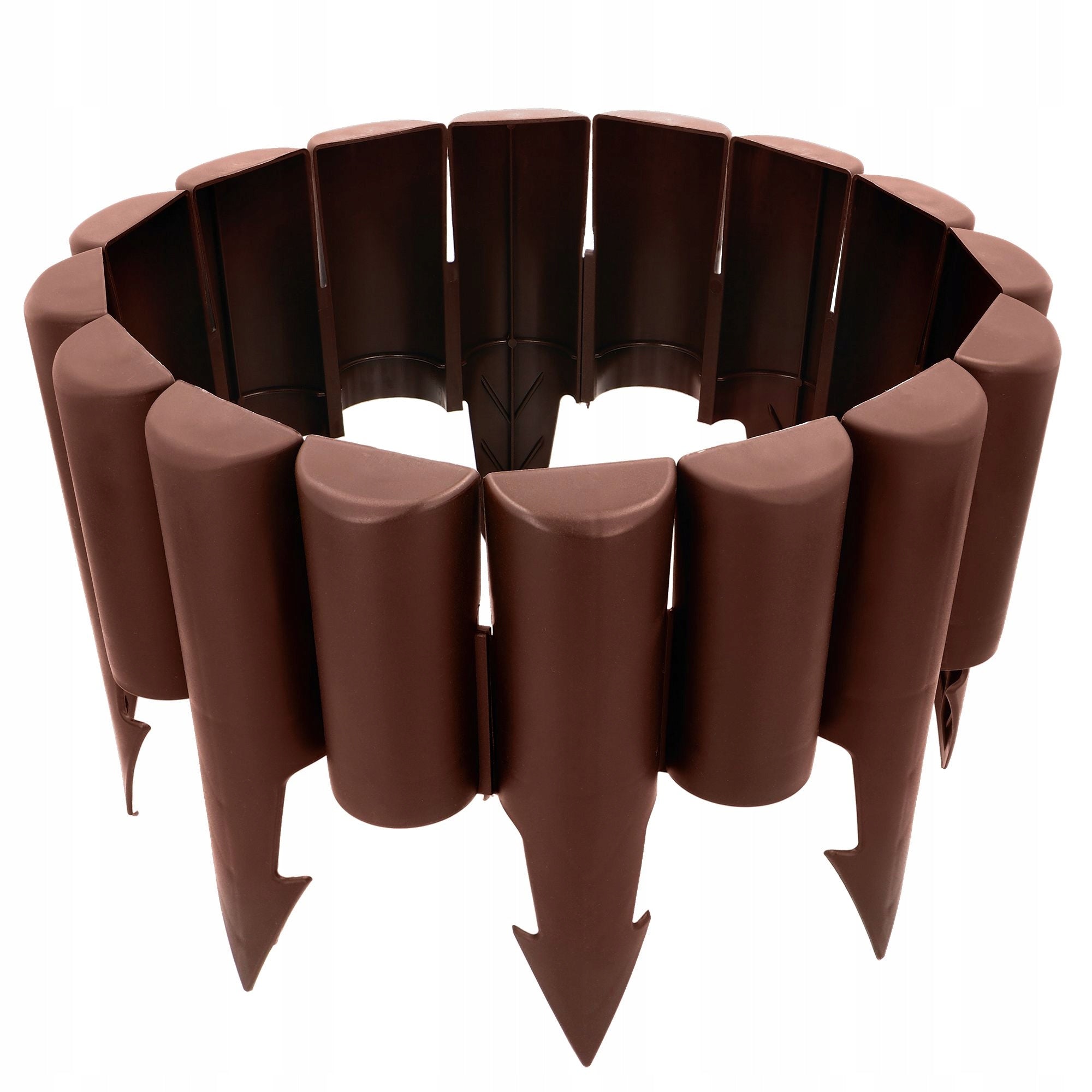 Border garden palisade high edging border bronze 2,5 meters lawn fence Manufacturer code 4411