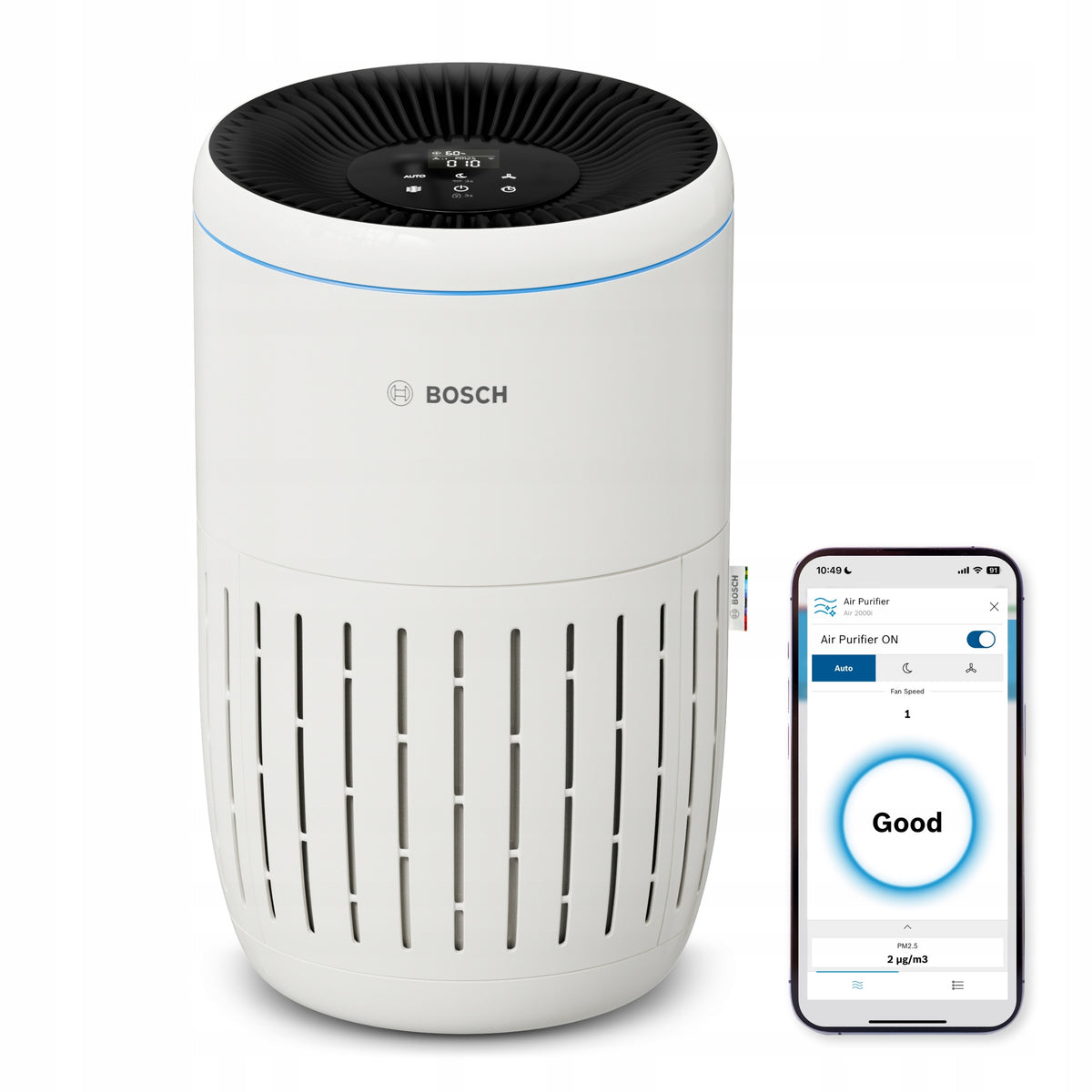 Bosch Air 2000i Compact Air Purifier with Wi-Fi