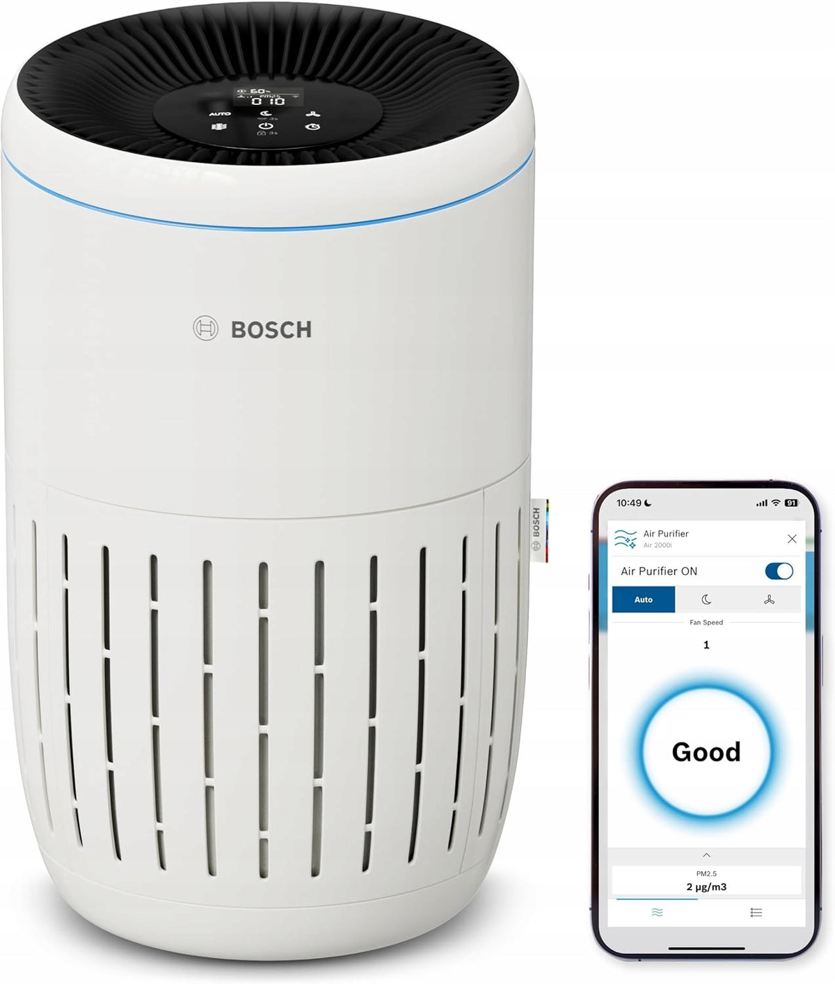 Bosch Air 4000i Compact Air Purifier with Wi-Fi Brand Bosch