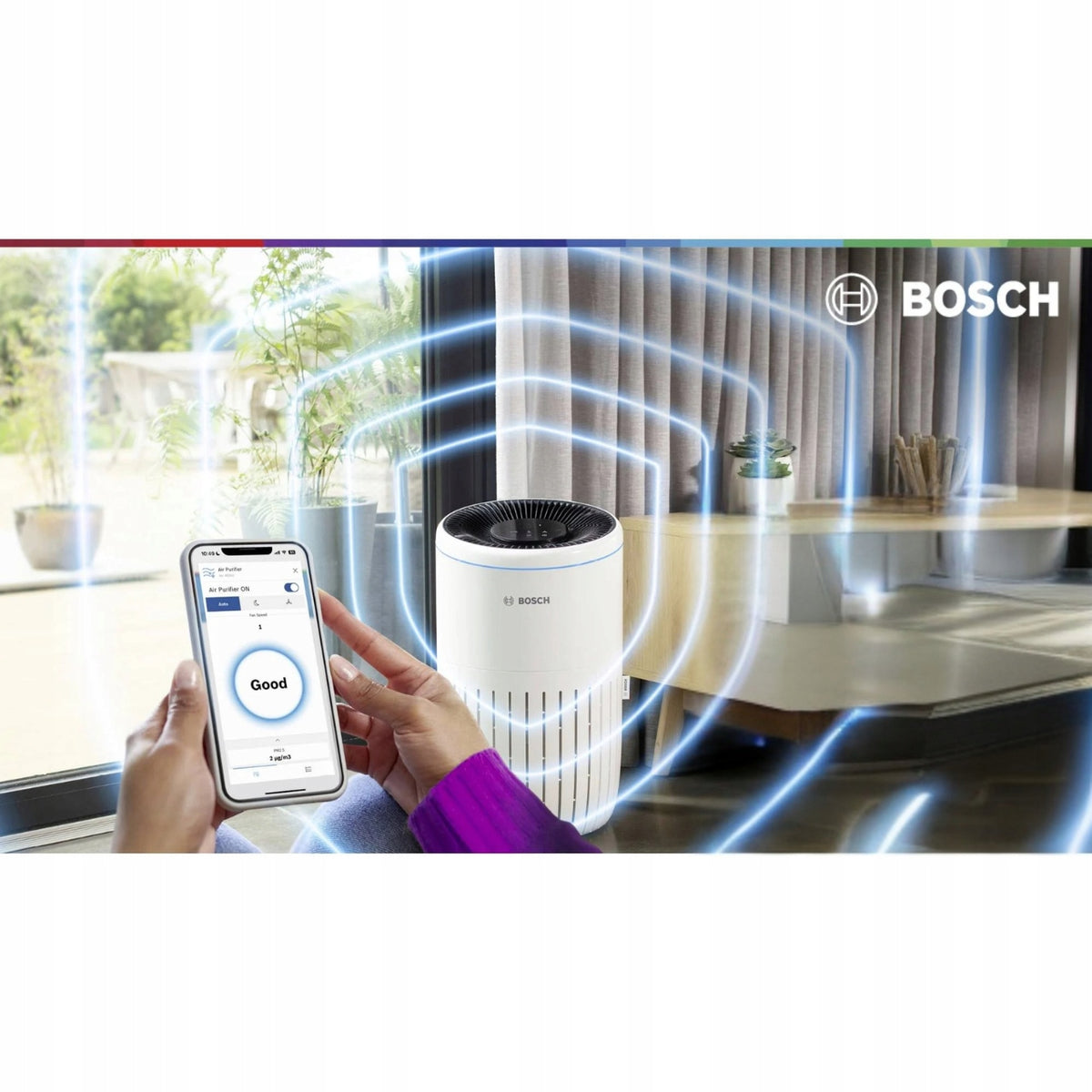 Bosch Air 4000i Compact Air Purifier with Wi-Fi