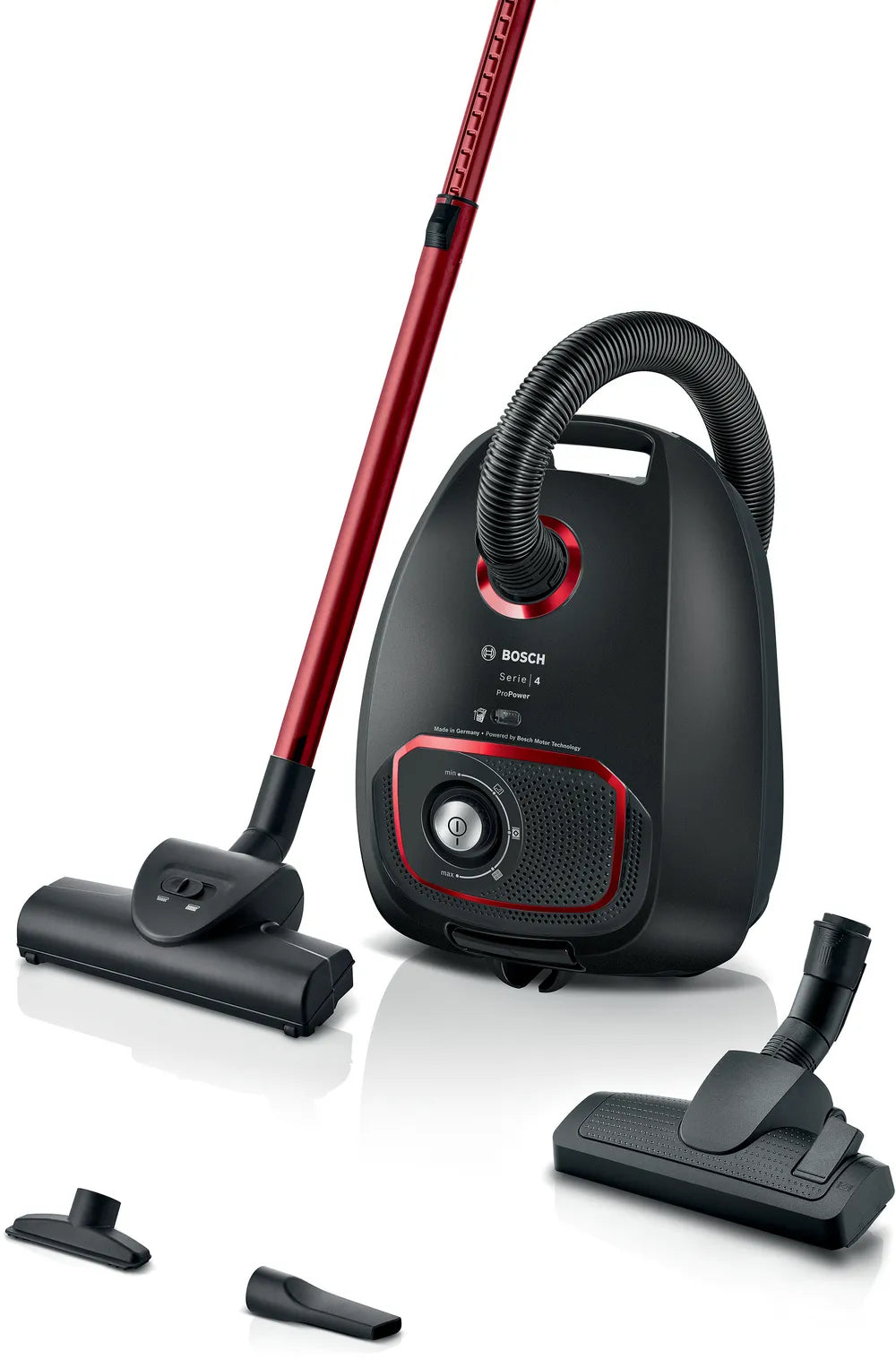 Bosch Bagged Vacuum Cleaner Series 4 BGB41POW1 850W HEPA Adjustable Suction Power