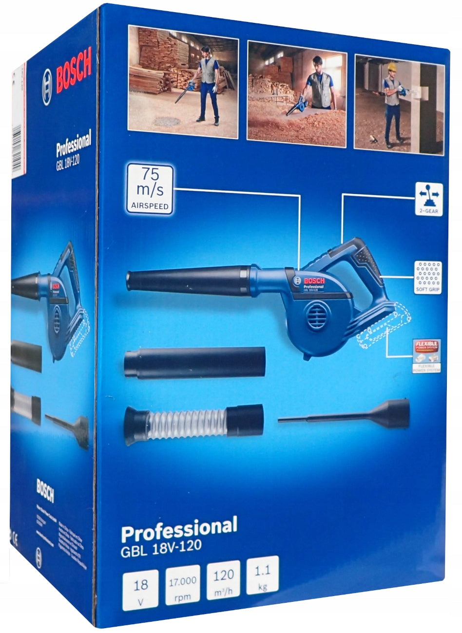 Bosch GBL 18V-120 Blower Cordless Wireless Portable Manufacturer code 06019F5100