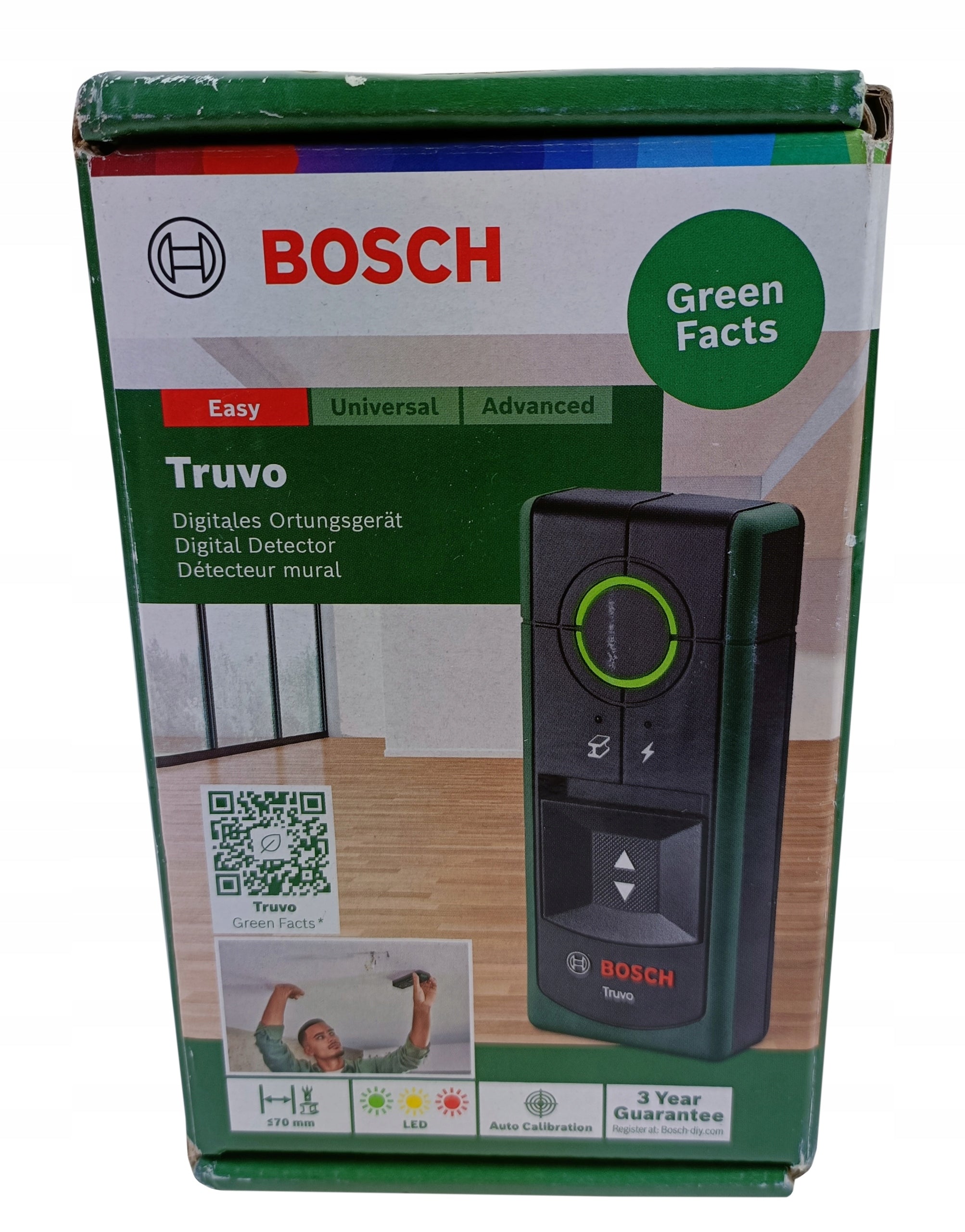 Bosch Truvo digital detector cable detector up to 70 mm Kind metal detector wire detector