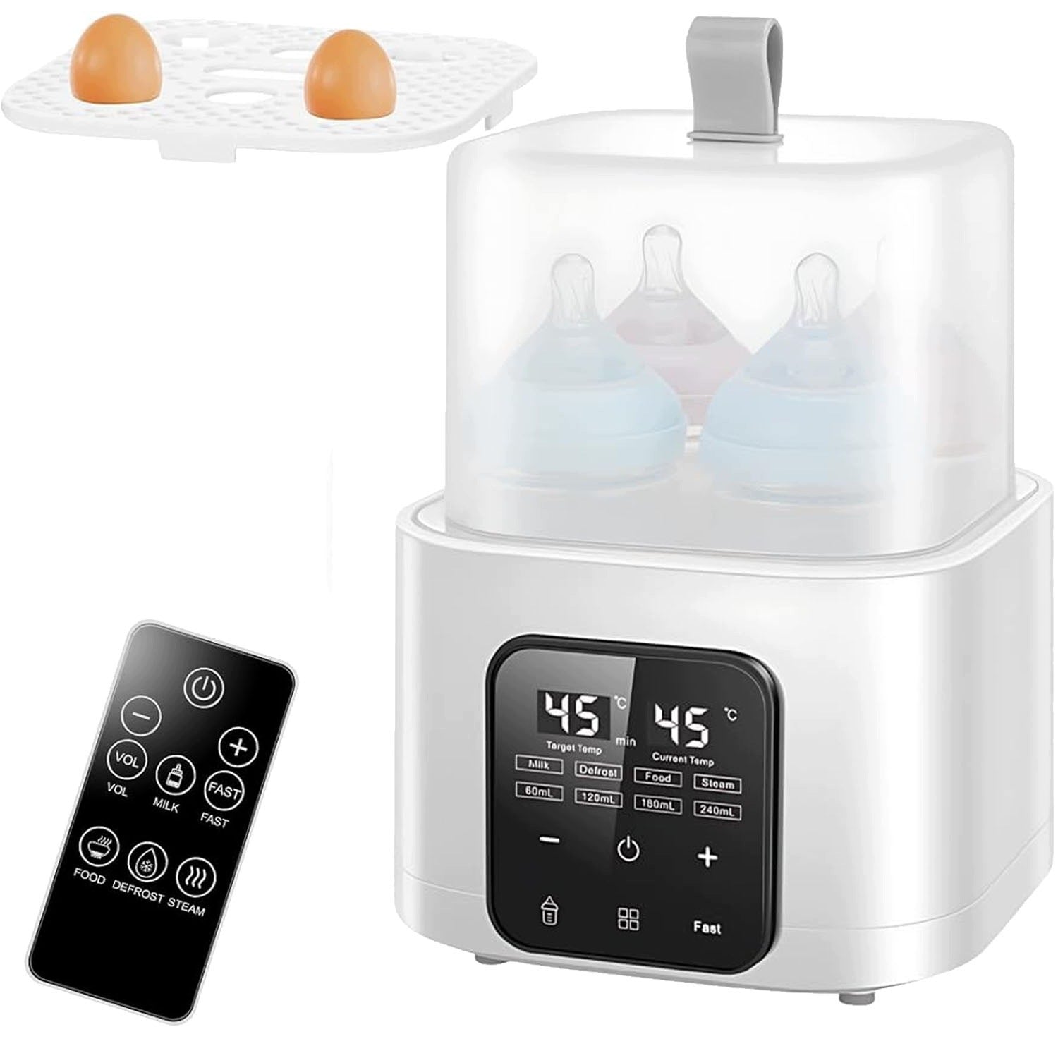Bottle Heater and Sterilizer 8 Functions For 4 Bottles Pilot BEDEE