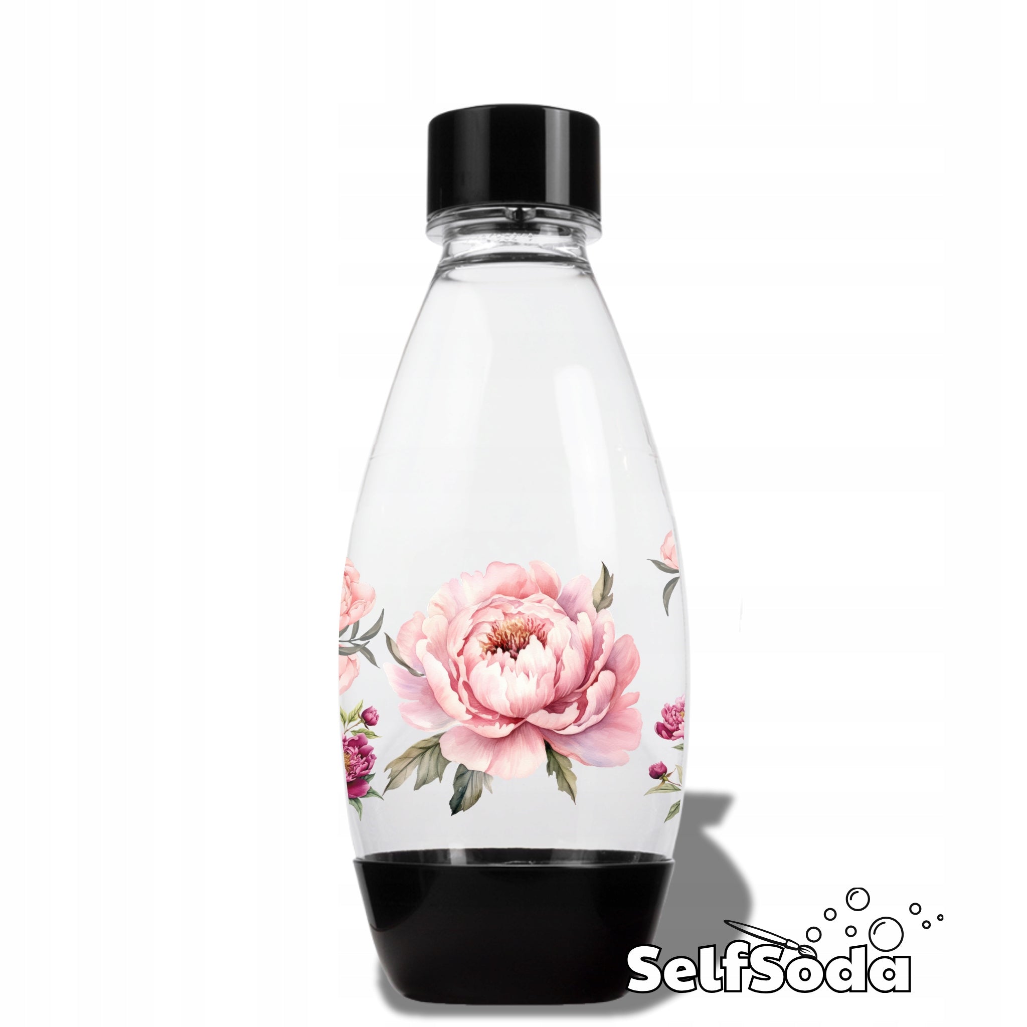 Bottle SodaStream FUSE 0,5L personalized Peonies and other designs Manufacturer code SodaStream