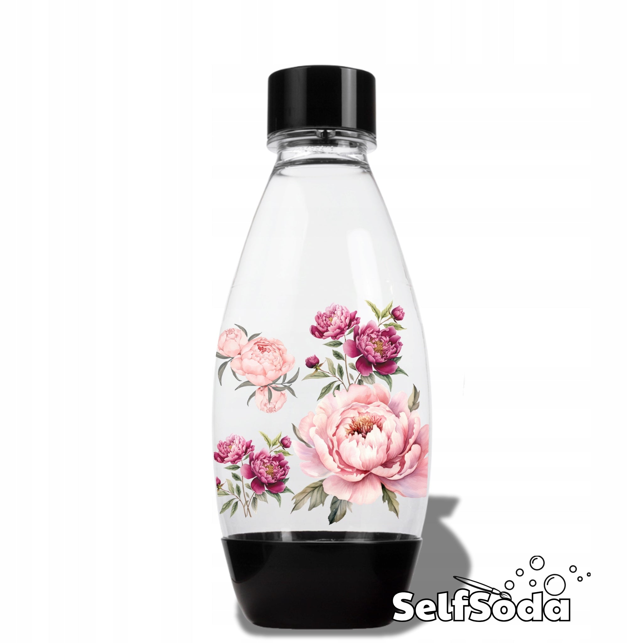 Bottle SodaStream FUSE 0,5L personalized Peonies and other designs