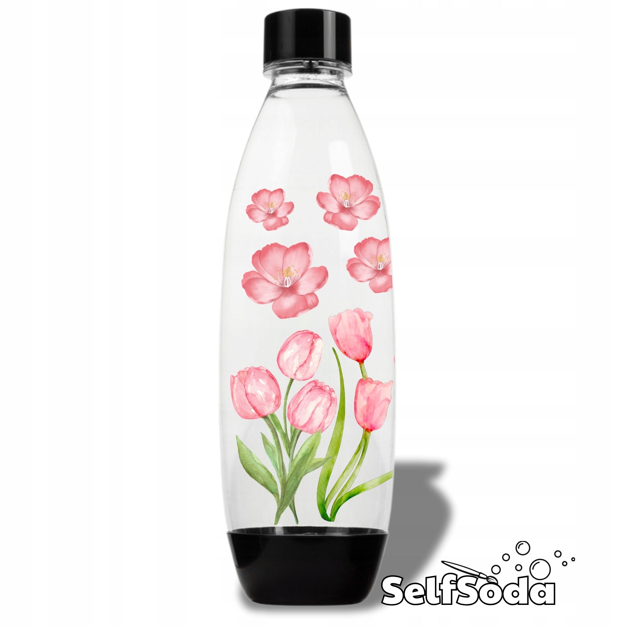 Bottle SodaStream FUSE 1L personalized Tulips with name and other designs Manufacturer code Sodastream