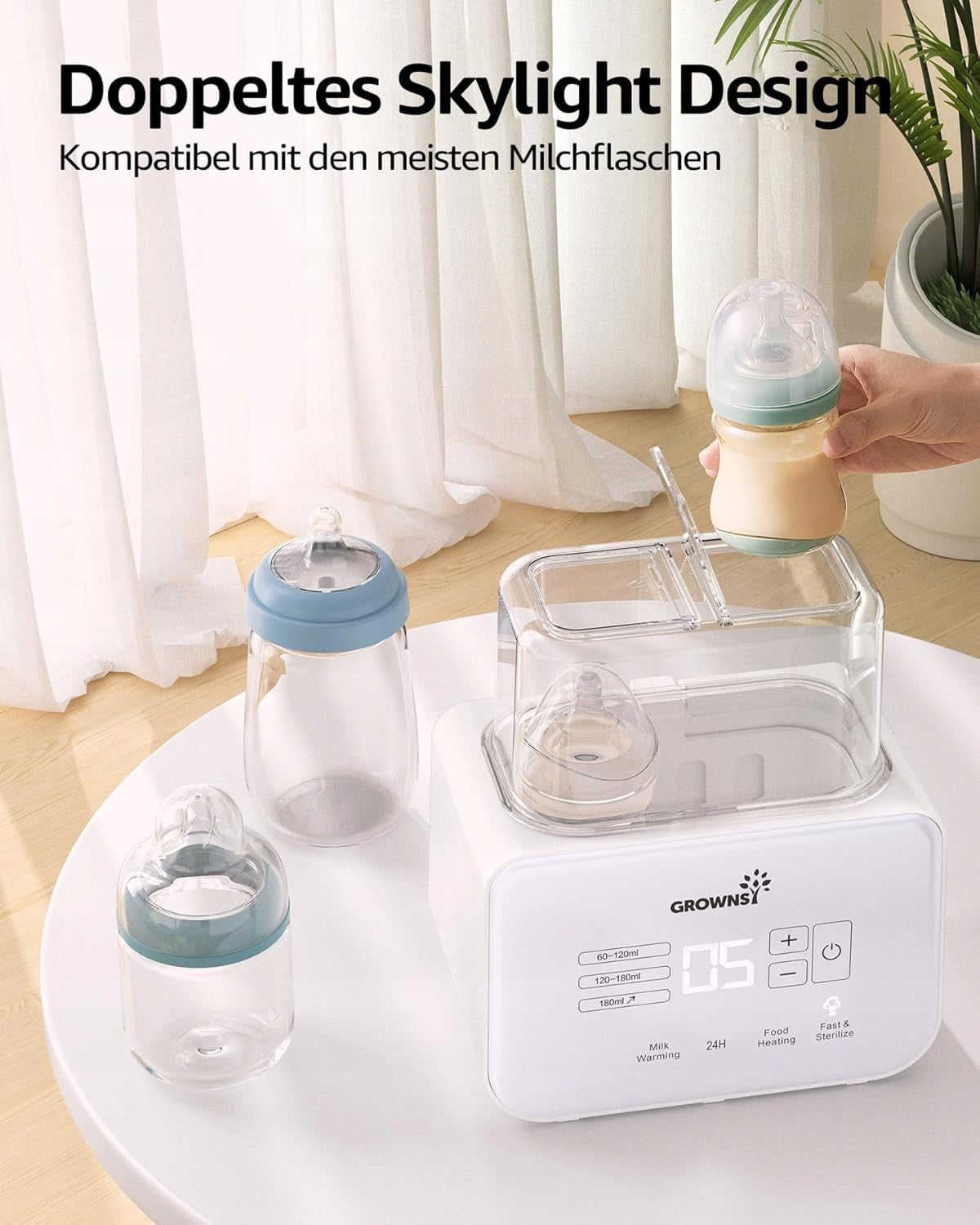Bottle Warmer, Bottle Sterilizer, For Babies, LCD Screen Kind other