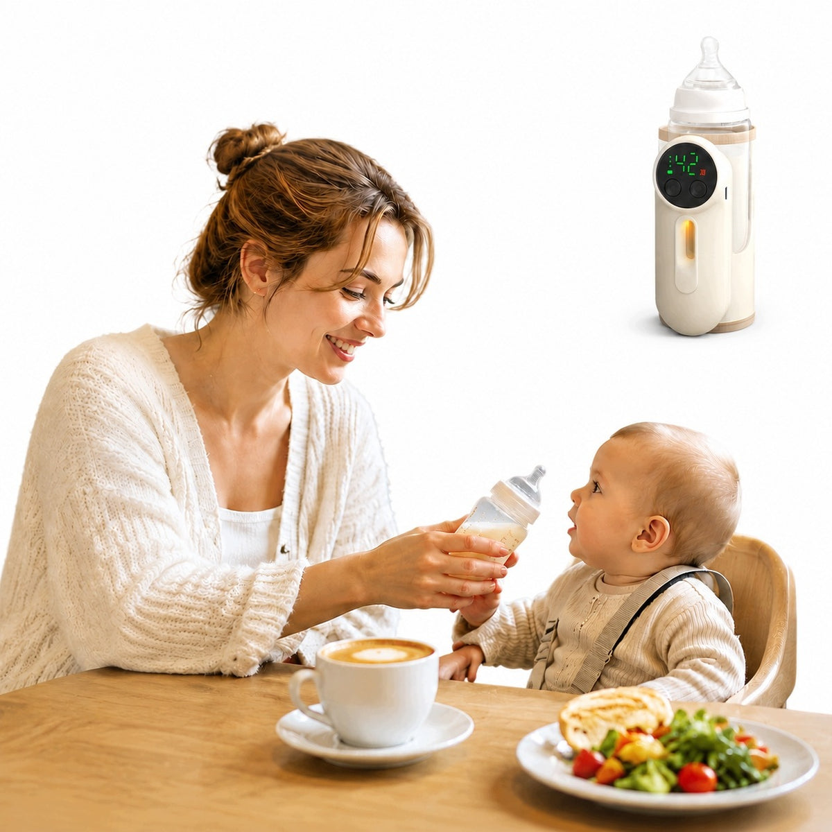 Bottle Warmer Wireless Portable USB-C 18W Thermopacking