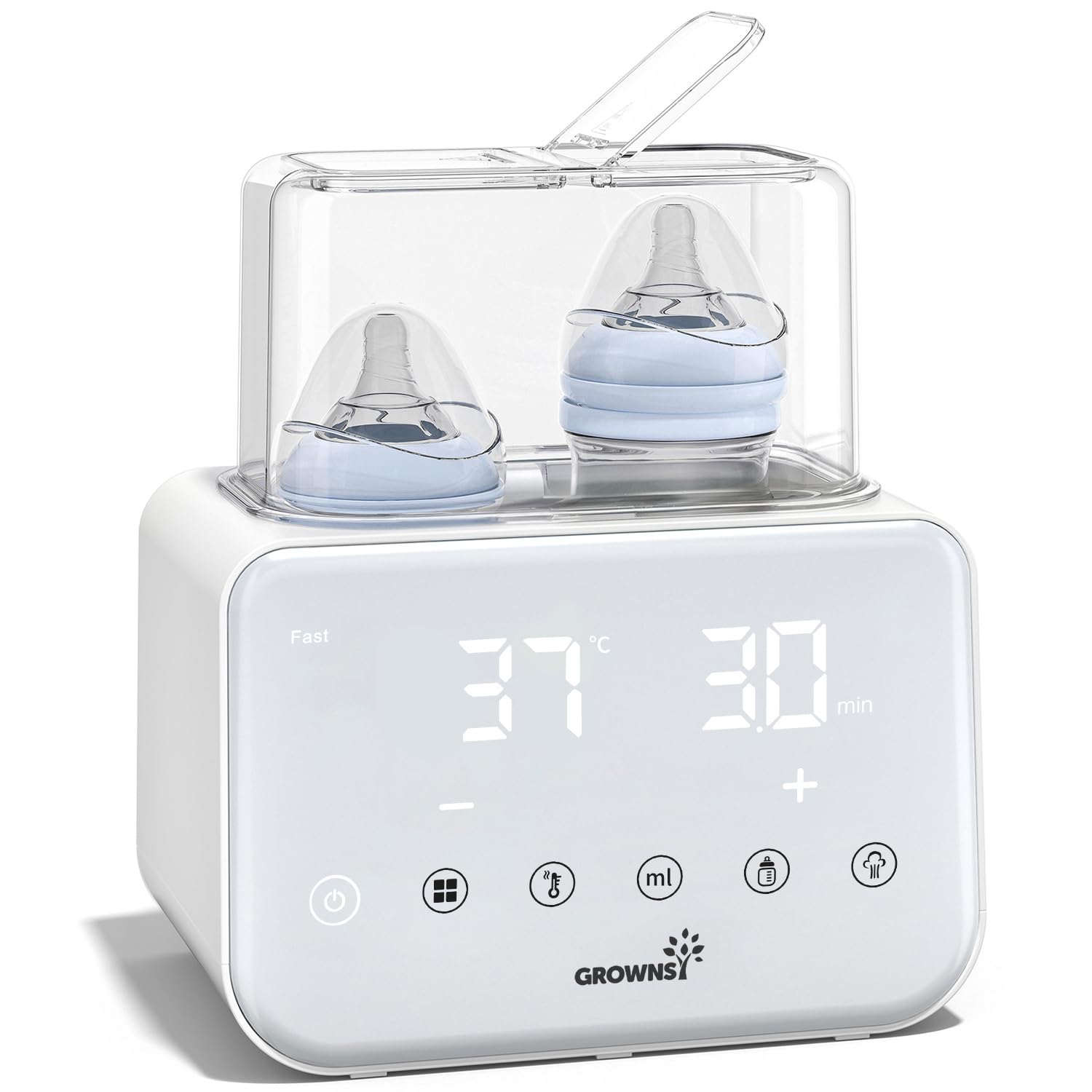 Bottle warmer 8in1 sterilizer defroster timer GROWNSY BPA free