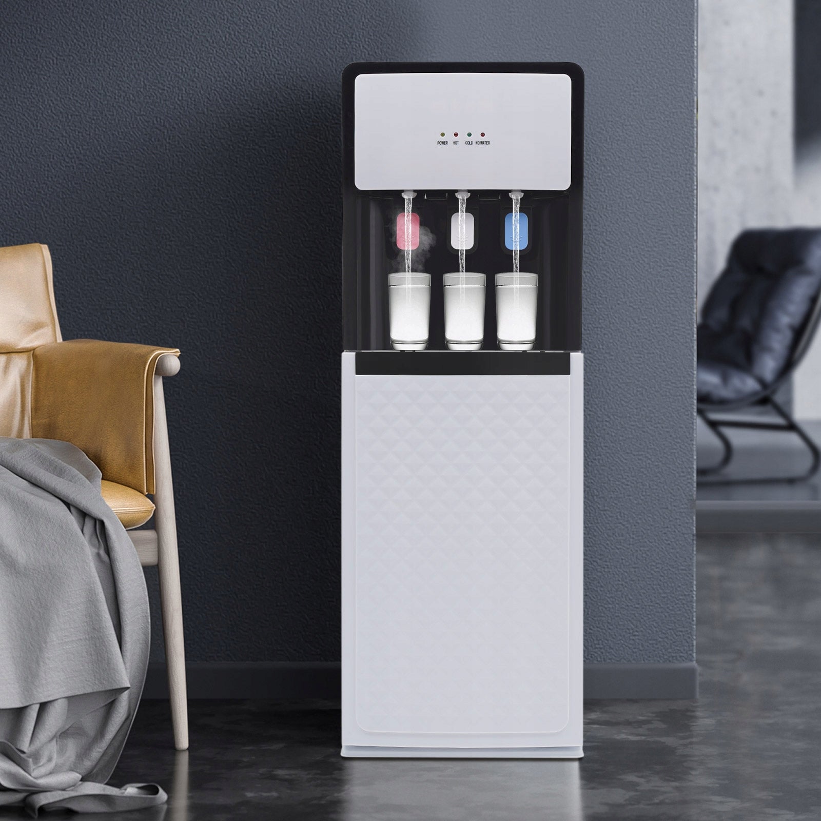 Bottom Loading Water Cooler Dispenser, Hot & Cold Standing Type Manufacturer code 743169241630