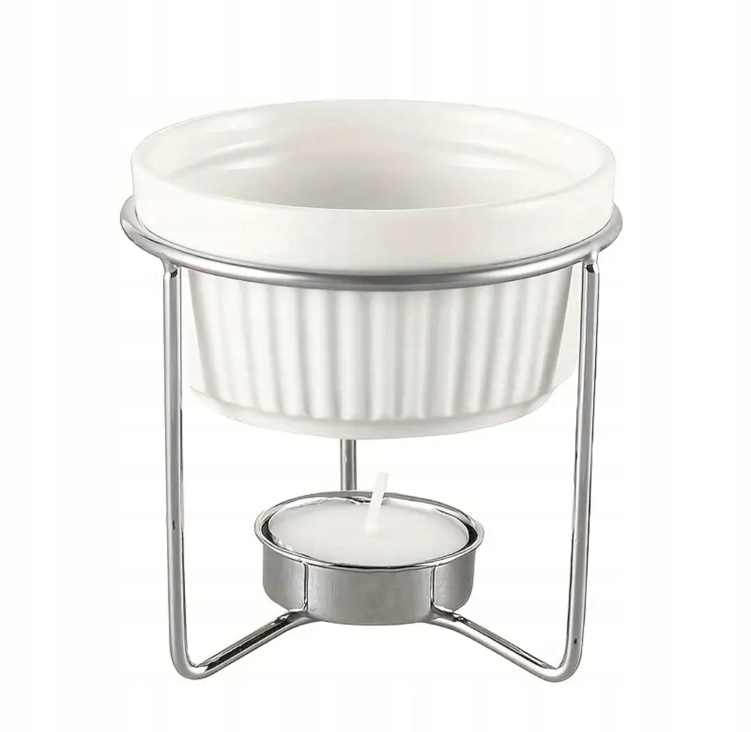 Bowl, ramekin for dips and sauces, white porcelain, for heating