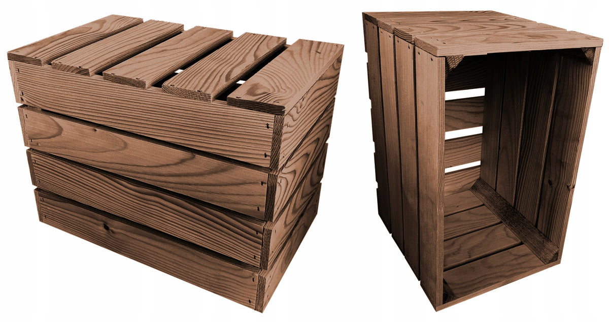 Box 25x40cm Wooden Oak Storage Box ECO-FRIENDLY EAN (GTIN) 5906852101351