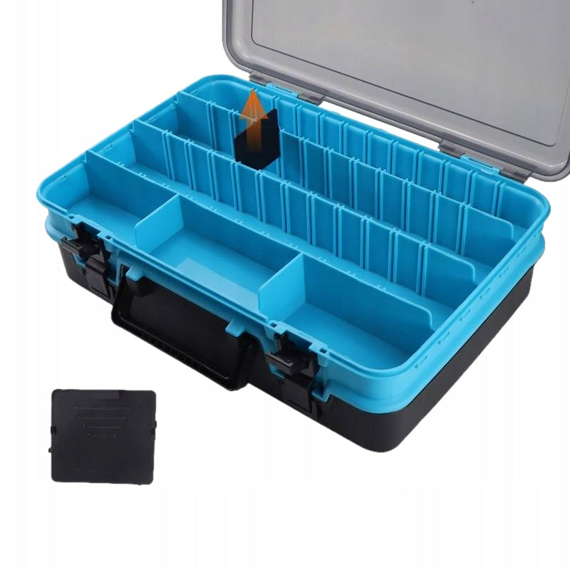 Box Fishing Organizer Feeder Box Accessories Bait Head Packaging status original