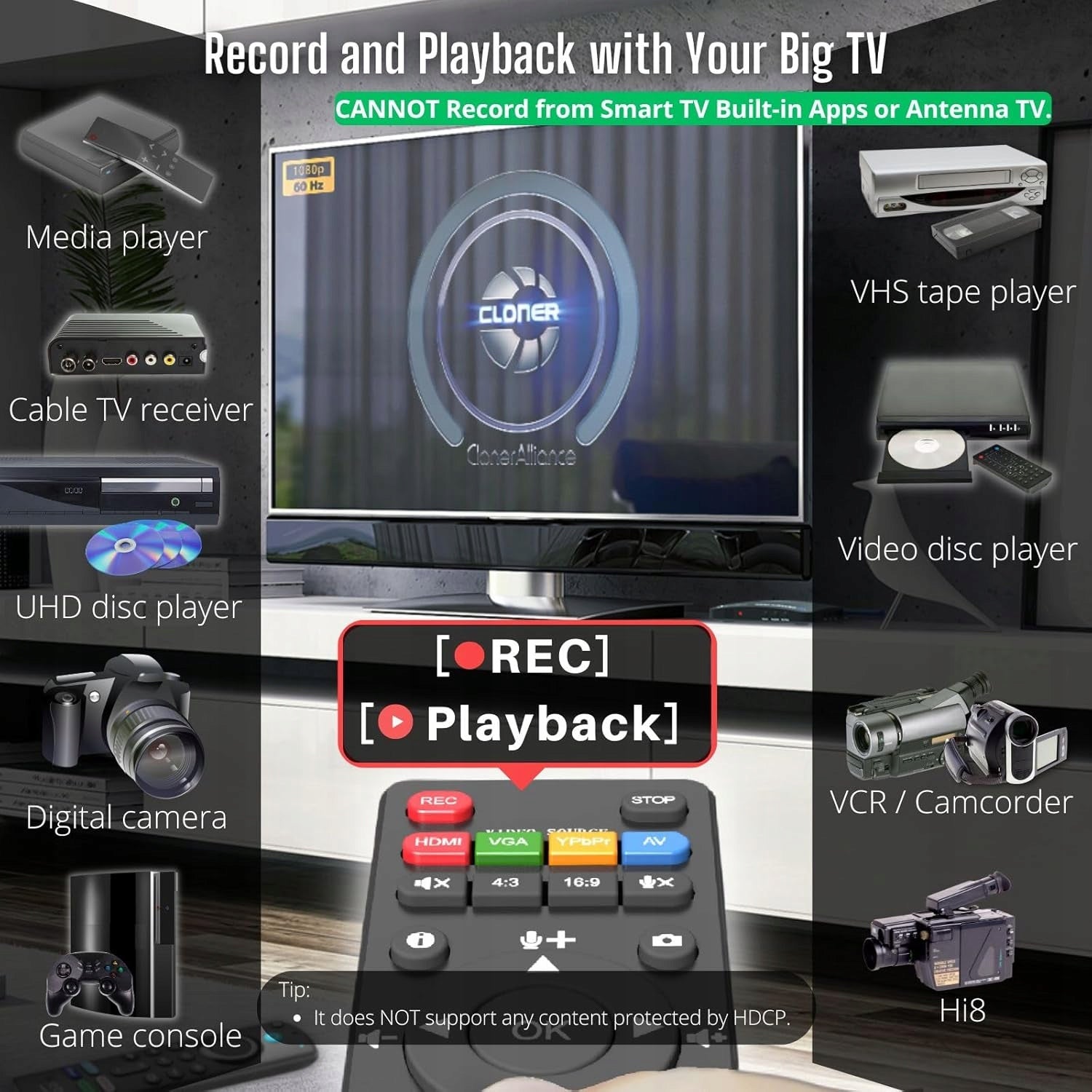 Box Pro, 108060 frames per second video recorder, DVR with HDMI capture Packaging status original