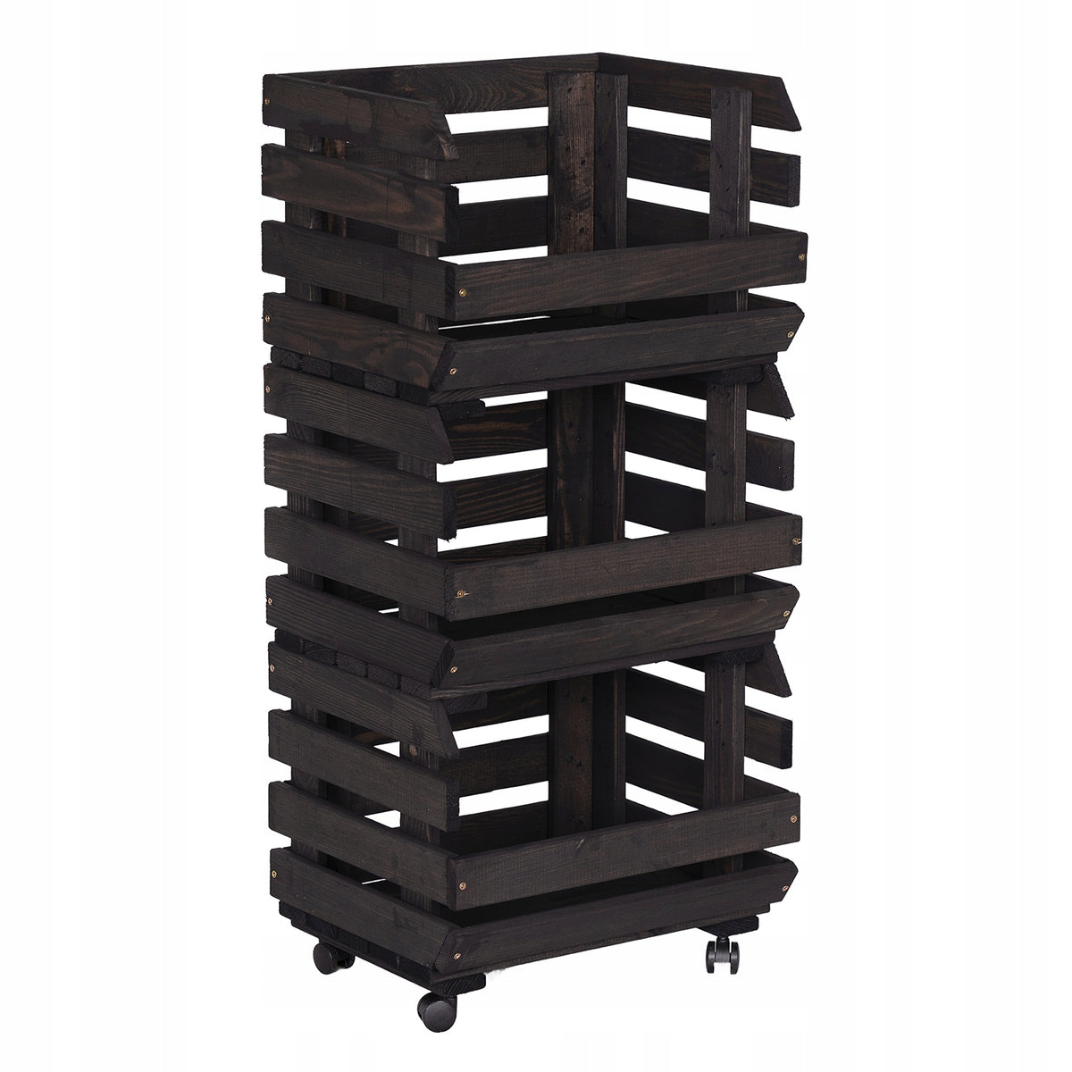 Box box container rack for vegetables and fruits circles rack 37cm black Manufacturer code SC-103