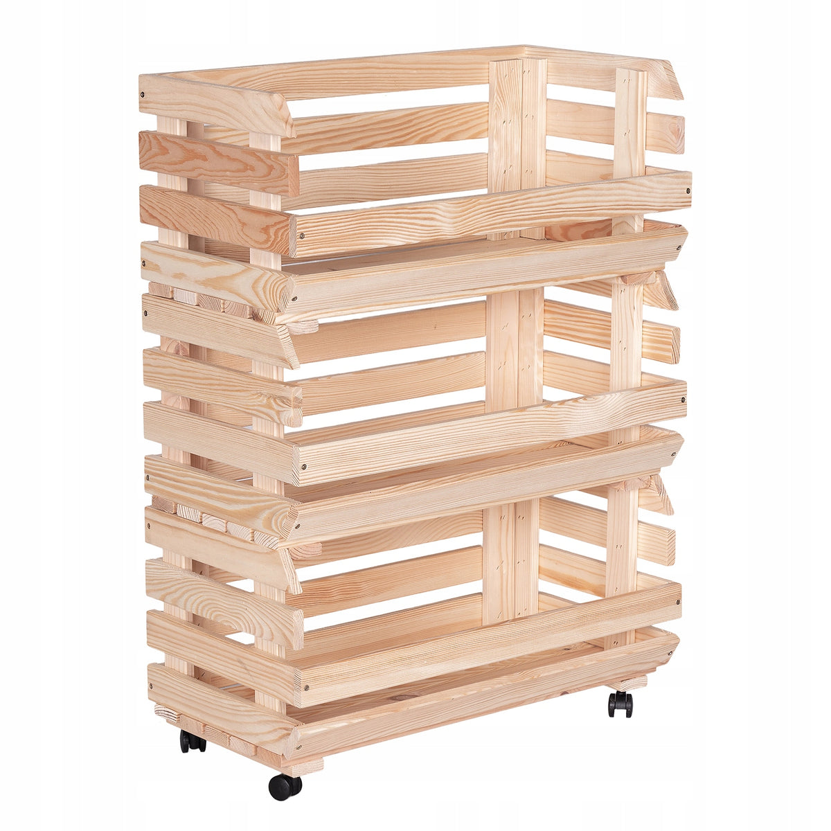 Box box vegetable container fruit 4 wheels rack MANUFACTURER 57 cm Manufacturer code S-105