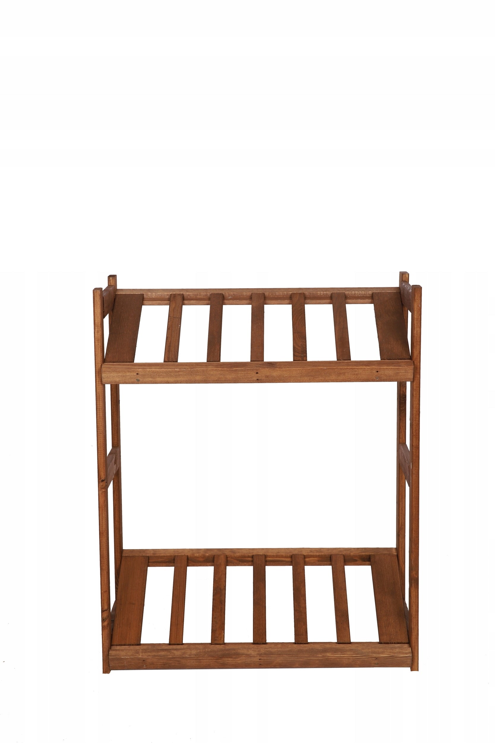 Box rack wooden rack for garage 2 shelves pine stand EKO Packaging status original