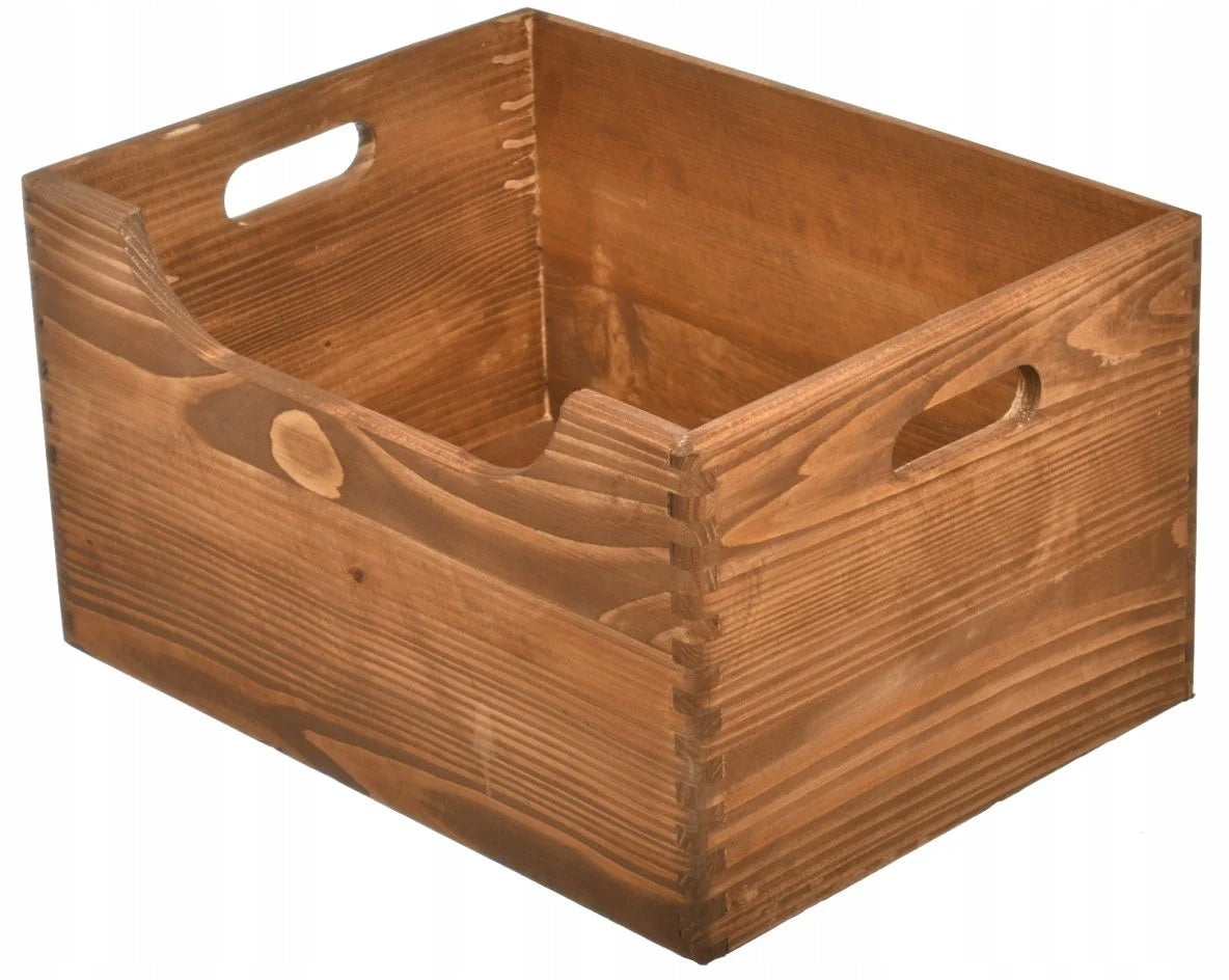 Box wooden box container 40x30cm