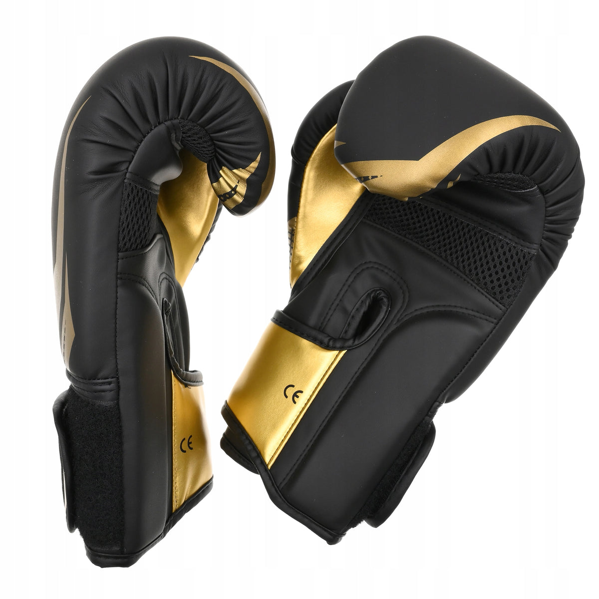 Boxing Gloves Black Gold-Black Training Sparring VoBo 12 oz Packaging status original