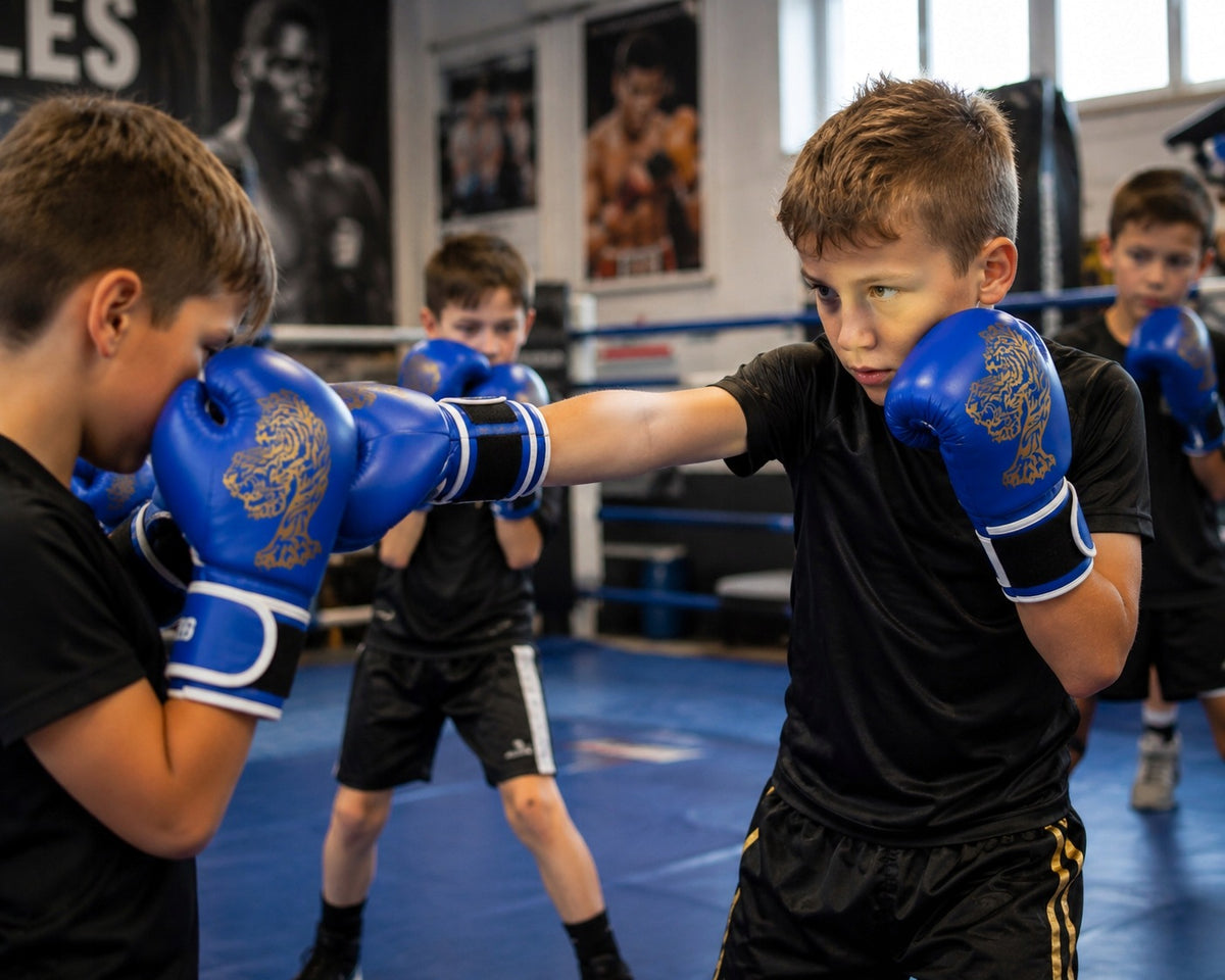 Boxing Gloves For Kids And Youth Training Boxing MMA Kickboxing Weight of gloves 6 oz