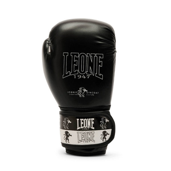 Boxing Gloves Iconic Junior black Leone1947 size 6 oz Manufacturer code GN408J/01/06