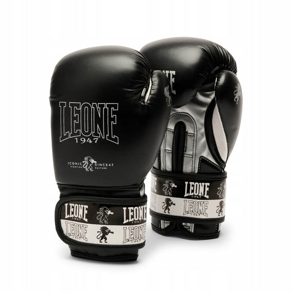 Boxing Gloves Iconic Junior black Leone1947 size 6 oz