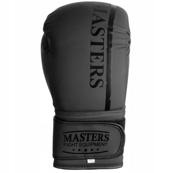 Boxing Gloves RPU-MATT black Masters 10 oz Brand Masters Fight Equipment
