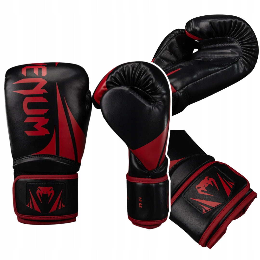 Boxing Gloves Venum Challenger 2.5 Black/Red r. 12oz