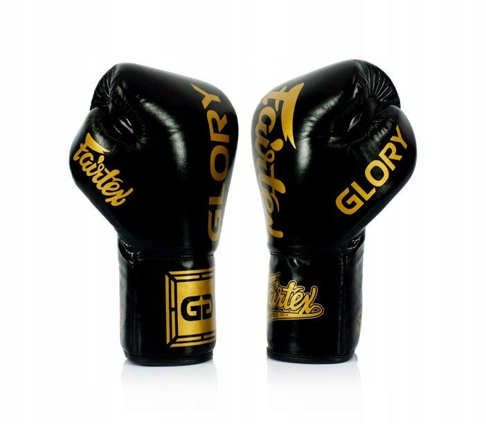 Boxing gloves Fairtex Glory Competition Lace Up black Brand Fairtex