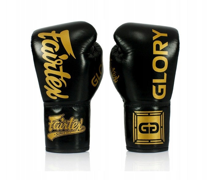 Boxing gloves Fairtex Glory Competition Lace Up black